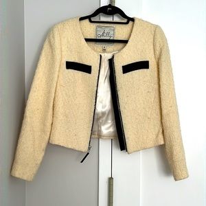 Milly White/Cream Wool Blazer Size 4
